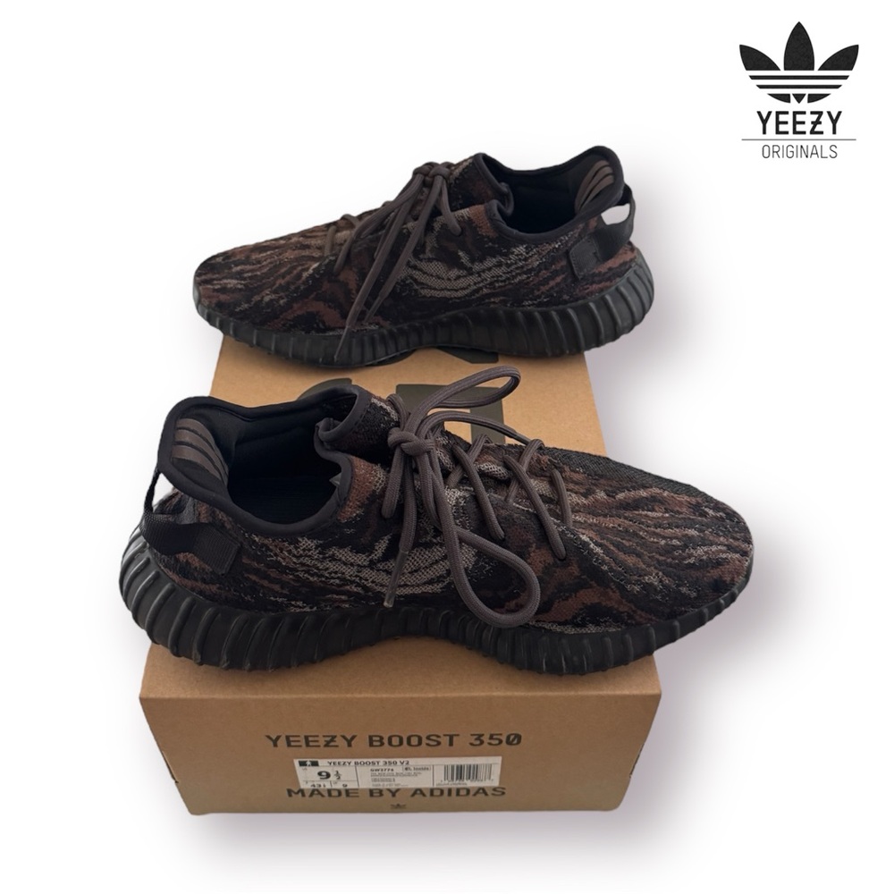 Adidas Mens Yeezy Boost 350 V2 GW3774 MX Rock (Authentic) - Picture 6 of 9